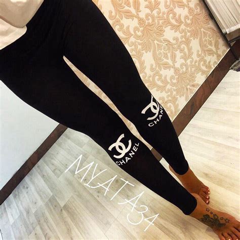 coco chanel leggings.